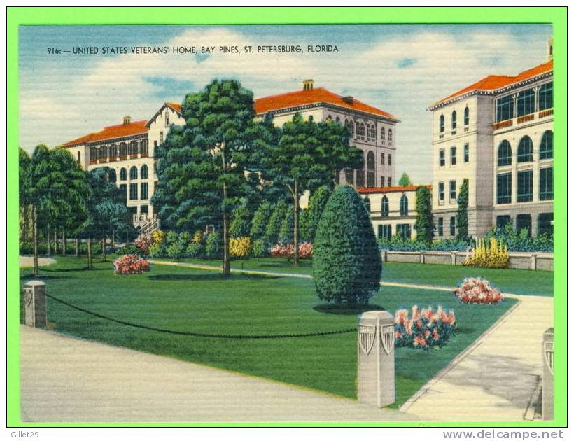 ST. PETERSBURG, FL - UNITED STATES VETERANS´ HOME BAY PINES - HARTMAN LITHO SALES CO - - St Petersburg