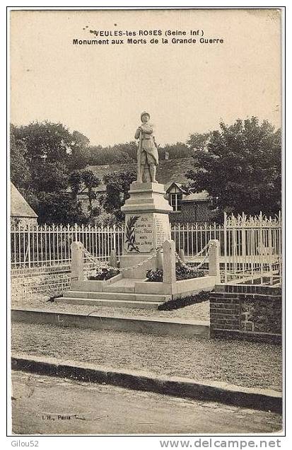 76 -- Veules Les Roses --- Monument Aux Morts ---   1921 - Veules Les Roses