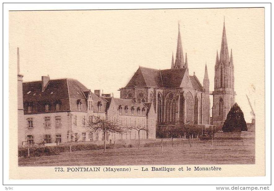 PONTMAIN - La Basilique Et Le Monastère - Pontmain