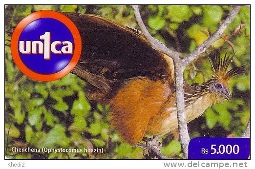 Télécarte Venezuela - ANIMAL - OISEAU - HOATZIN - BIRD Phonecard - Vogel Aves Uccello - Venezuela