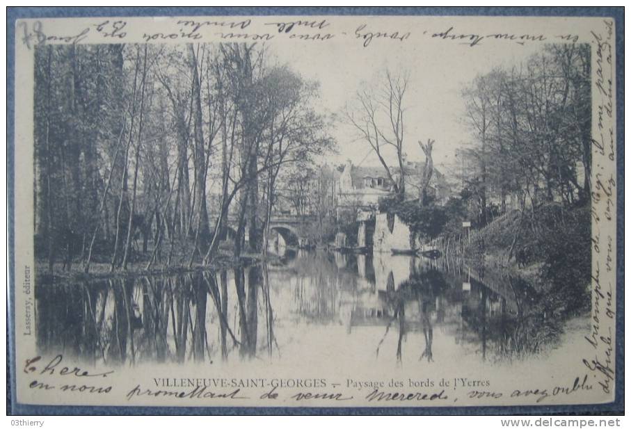 CPA 94-VILLENEUVE SAINT GEORGES-PAYSAGE DES BORDS DE L´YERRES- - Villeneuve Saint Georges