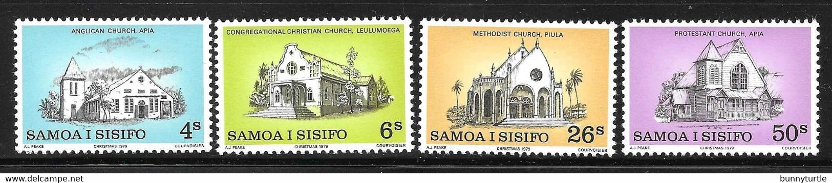 Samoa 1979 Christmas Churches MNH - Samoa (Staat)