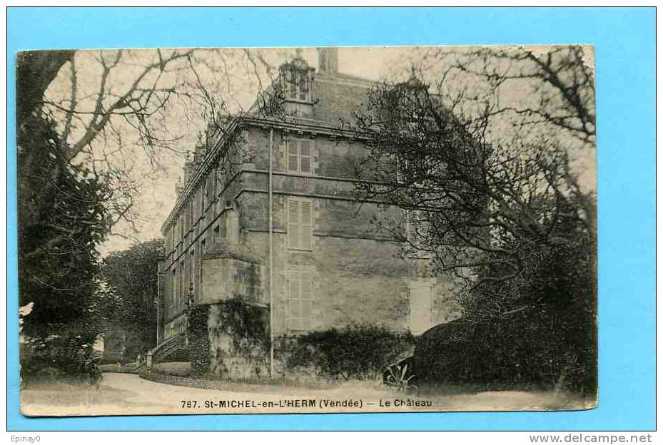 B - 85 - SAINT MICHEL En L´HERM - Le Château - Saint Michel En L'Herm