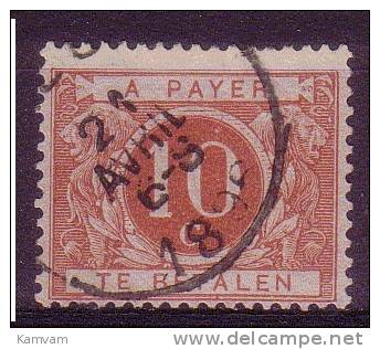 België Belgique TX4 10c Brun Cote 2.00€ - Postzegels