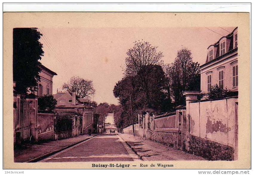 C 2918 - BOISSY SAINT LEGER - Rue De Wagram - Belle CPA Rare - - Boissy Saint Leger
