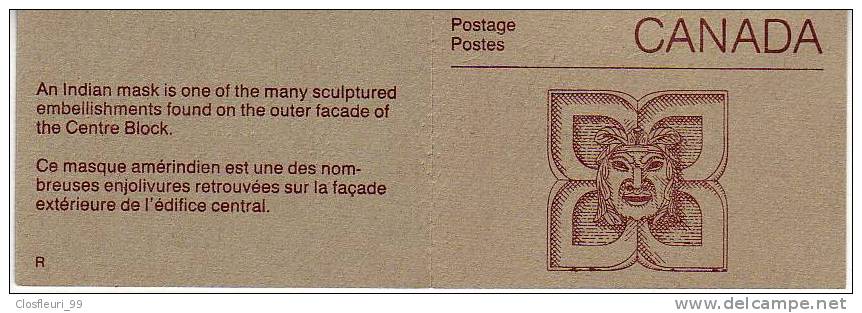 Postage Canada / Carnet Des "Edifices" 1985 - Ganze Markenheftchen