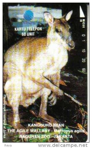 INDONESIA  60 U  KANGAROO  ANIMAL ANIMALS  MINT  TAMURA  READ DESCRIPTION !! - Indonesien