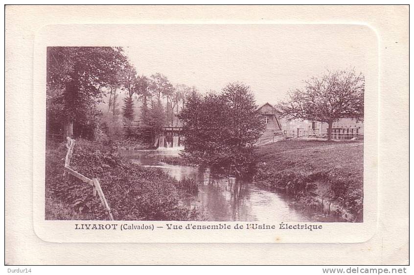 LIVAROT (Calvados).  Vue D'ensemble De L'Usine Électrique  (Belle Carte) - Livarot