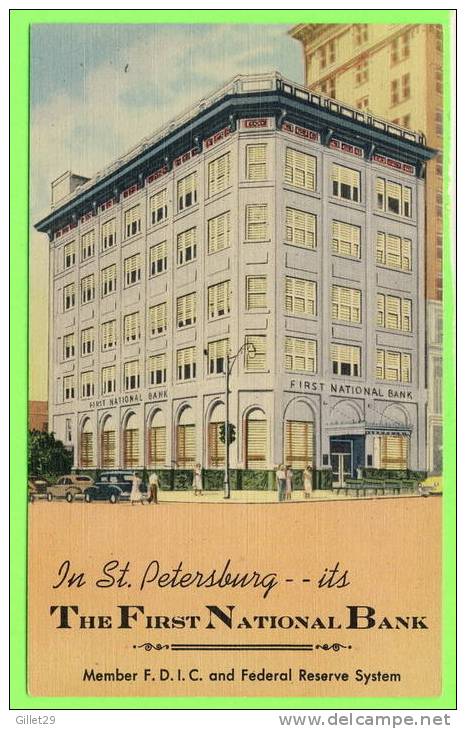 ST.PETERSBURG, FL. - THE FIRST NATIONAL BANK  - ANIMATED - - St Petersburg