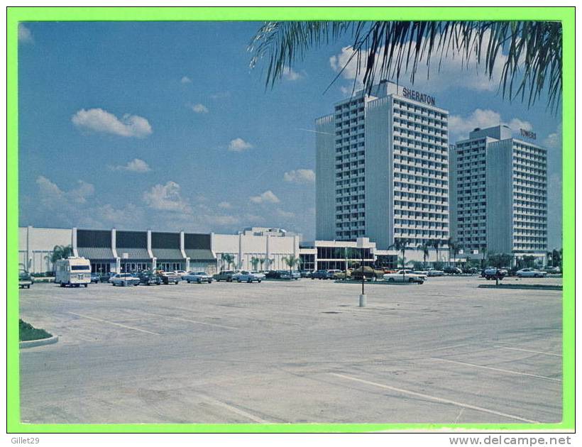 ORLANDO, FL - SHERATON-TWIN TOWERS - ANIMATED OLD CARS - - Orlando