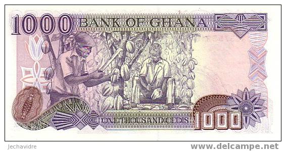 GHANA   1 000 Cedis  Daté Du 04-08-2003   Pick 32d     ***** BILLET  NEUF ***** - Ghana