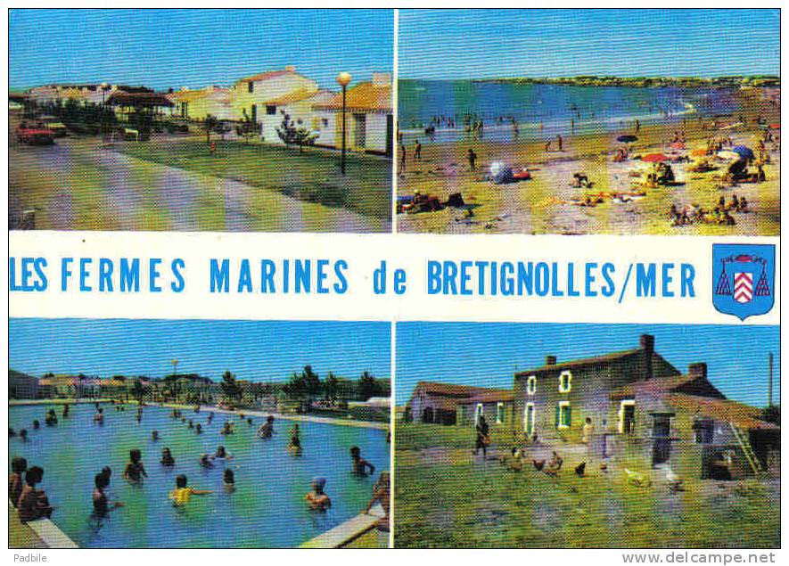 Carte Postale 85. Brétignoles-sur-Mer  Les Fermes Marines  Trés Beau Plan - Bretignolles Sur Mer