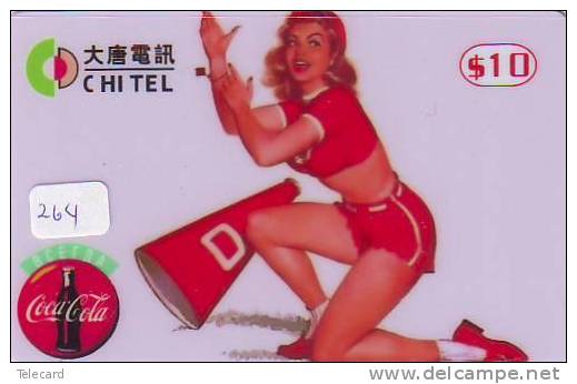 COCA-COLA Telecarte (264) CHINA CHINE  PHONECARD COKE SEXY LADY - Cina