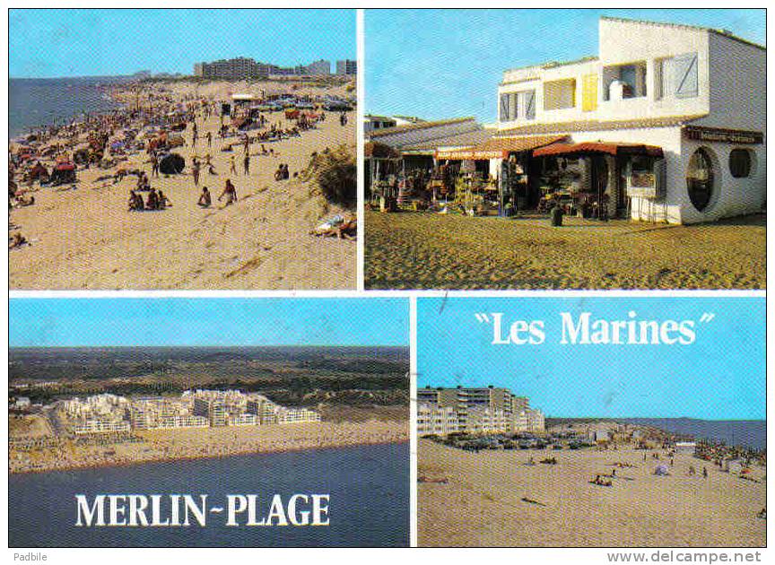 Carte Postale 85. Saint-Hilaire-de-Riez  Merlin-Plage "Les Marines" Trés Beau Plan - Saint Hilaire De Riez