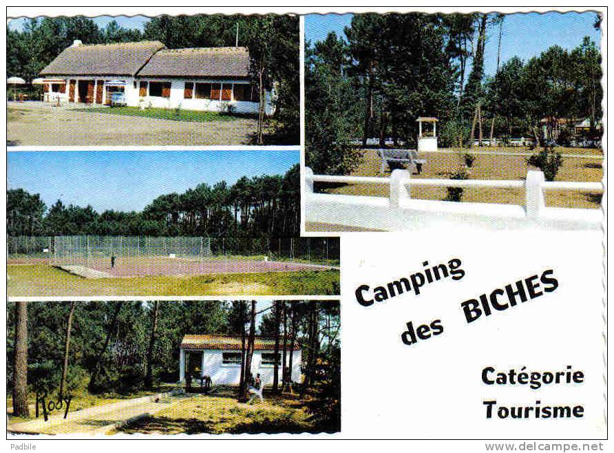 Carte Postale 85. Saint-Hilaire-de-Riez  "Les Biches" Camping  Trés Beau Plan - Saint Hilaire De Riez