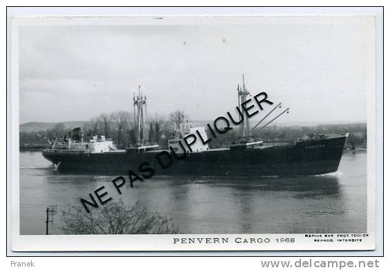 6354 Cargo (Charbonnier) "PENVERN" (1968) - Compagnie Nantaise Des Chargeurs De L´Ouest - Commerce