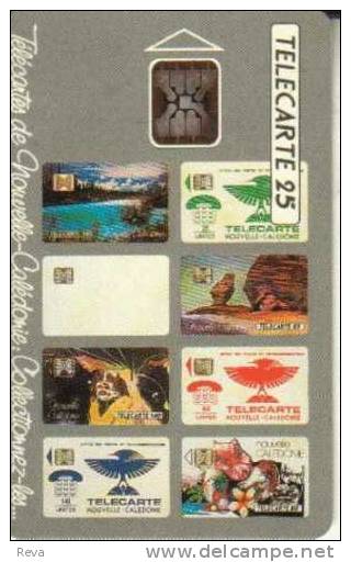 NEW CALEDONIA 25 U  CAGOU BIRD BIRDS  LANDSCAPE COLLECT CARDS NCL-10 ED.11/93 CHIP READ DESCRIPTION !! - Nouvelle-Calédonie