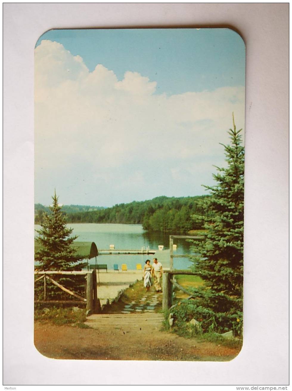 Catskill  Mountain  Grossinger Lake  1950´s  VF    D23111 - Catskills