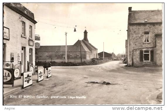 BELGIQUE- Ref No 302- Bois Et Borsu -carrefour ,grande Route  Liege Marche - Bon Etat - Clavier