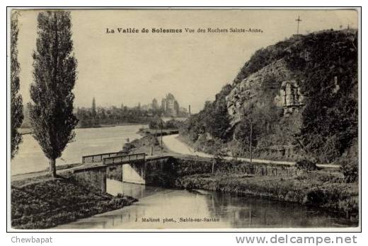 La Vallée De Solesmes - Vue Des Rochers Sainte-Anne - Solesmes