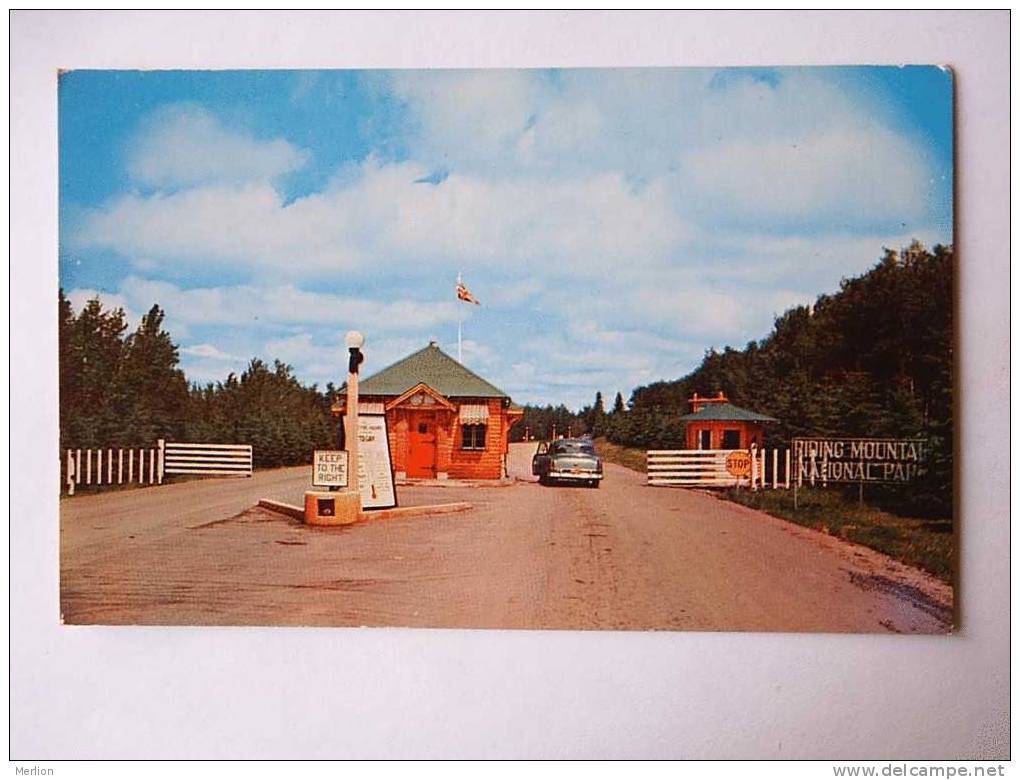 Wasagaming -Entrance To Riding Mountain  Manitoba  Canada   1950-60´s  VF   D23117 - Autres & Non Classés