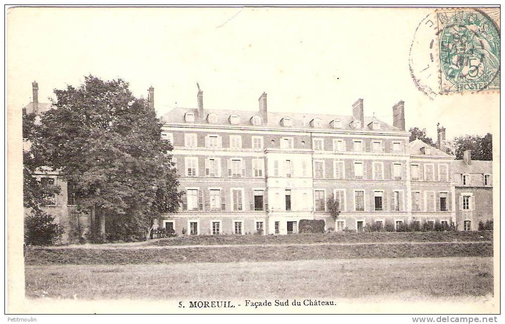 CPA Moreuil - Façade Sud Du Château N°5 - Moreuil