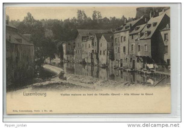 LUXEMBOURG **Vieilles Maisons Au Bord De L'ALZETTE   ** - Esch-Alzette