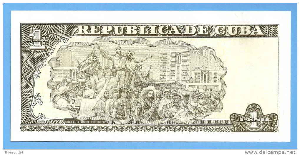 Cuba 1 Peso 2007 UNC Jose Marti Kuba Pesos Neuf Non Circulé. - Kuba