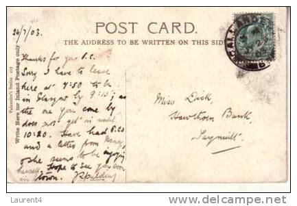 Old Scotland Postcard - Carte Ancienne D´Ecosse - Loch Katrine - Perthshire