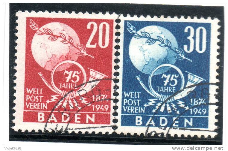 Allemagne BADE: TP N° 56/57 ° - Baden