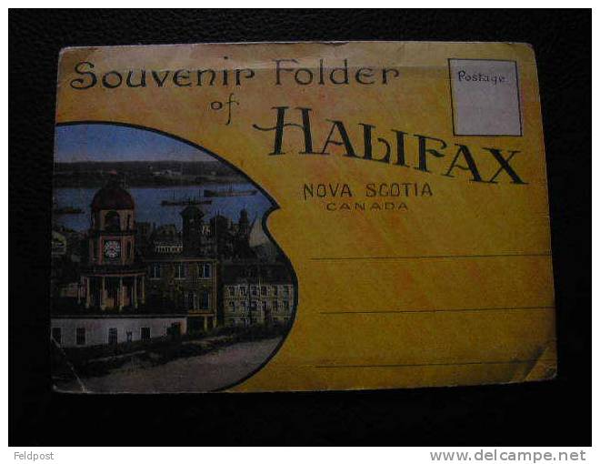 Petite Carnet Souvenir De Halifax - 18 Vues En Accordéon Recto Et Verso - Halifax