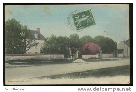 89 CHARMOY Route De Joigny, Un Côté (carte Couleur) - Charmoy