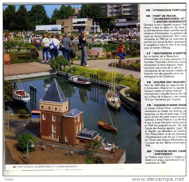 Madurodam  La Ville  Miniature  Néerlandaise  Descriptif Complet Couleur De La Maquette TBE - Otros & Sin Clasificación