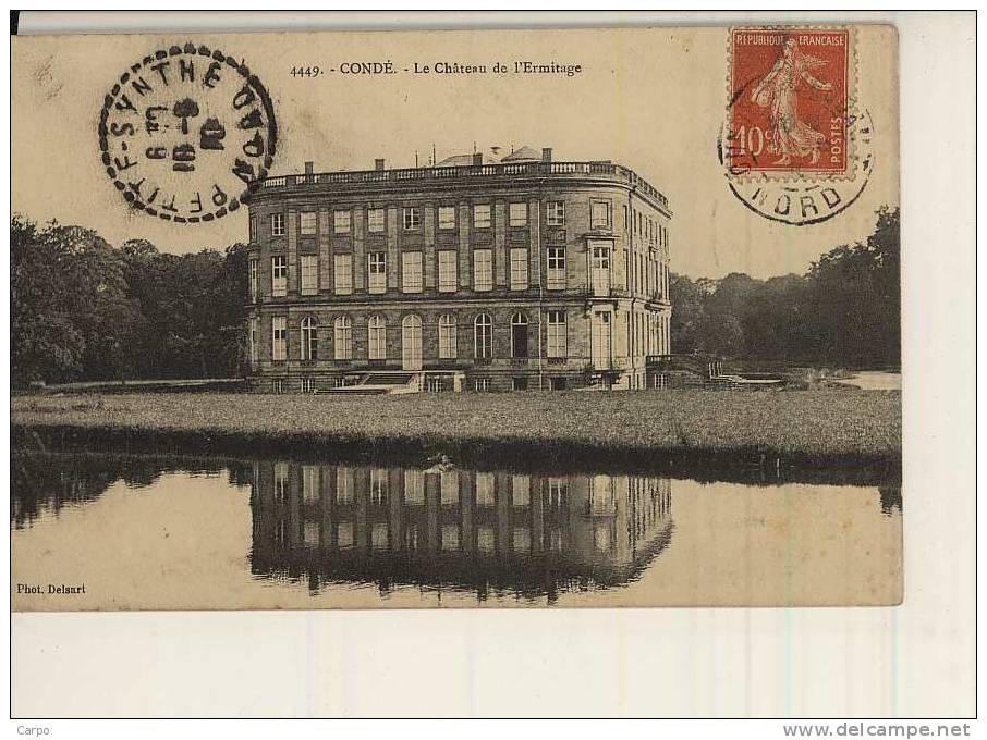 CONDÉ. - Le Chateau De L'hermitage. - Conde Sur Escaut