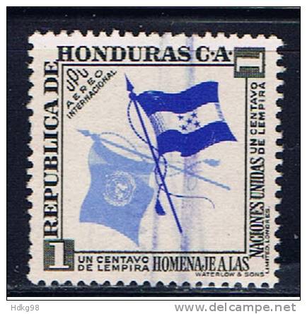 HN+ Honduras 1953 Mi 493 UNO - Honduras