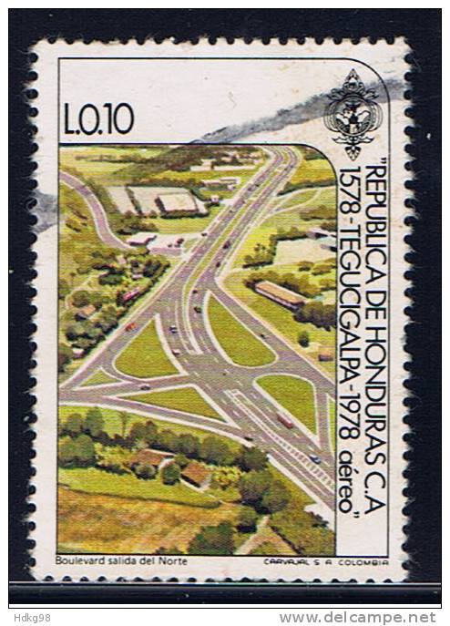 HN+ Honduras 1978 Mi 925 400 Jahre Tegucigalpa: Autobahnausfahrt - Honduras