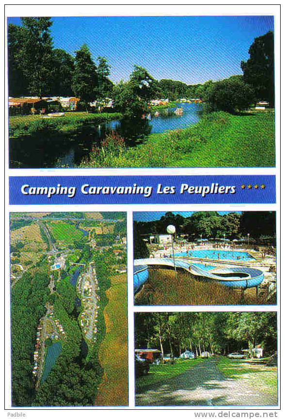 Carte Postale 86. Couche "Les Peupliers" Camping  RN 0 Sur Les Bords De La Dive Trés Beau Plan - Couhe