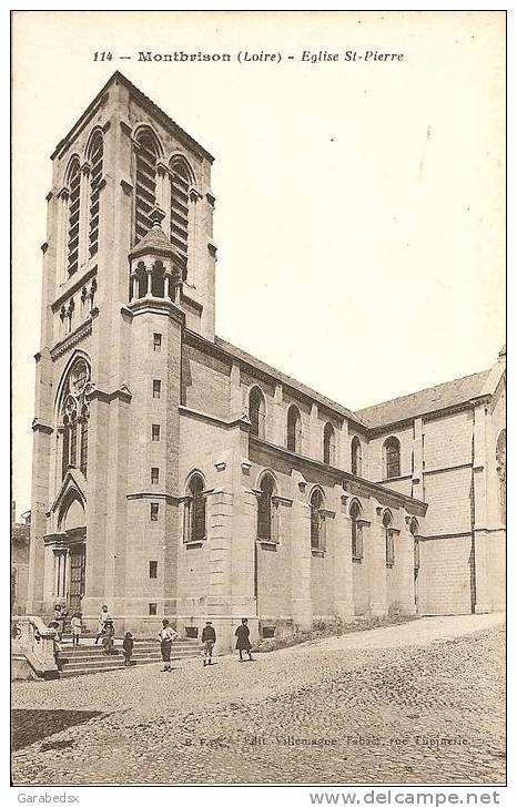 CPA De MONTBRISON - Eglise St Pierre. - Montbrison