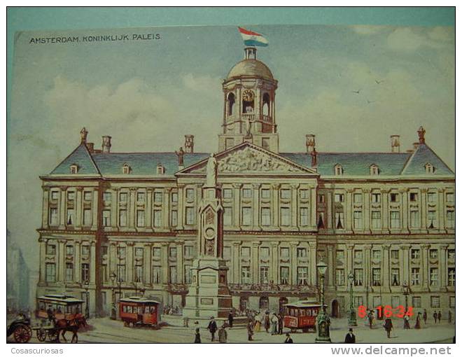 5720 NETHERLAND HOLLAND HOLANDA AMSTERDAM  TRAMWAY TRANVIA    -  AÑOS / YEARS / ANNI 1910 - Amsterdam