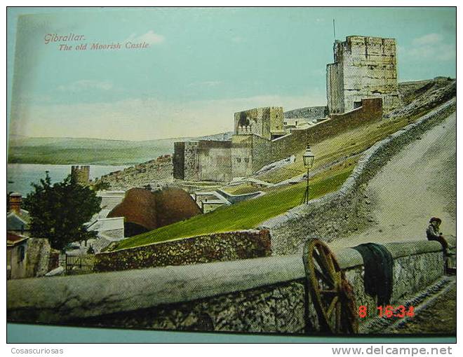 5738  GIBRALTAR  THE OLD MOORISH CASTLE    -  AÑOS / YEARS / ANNI 1910 - Gibilterra
