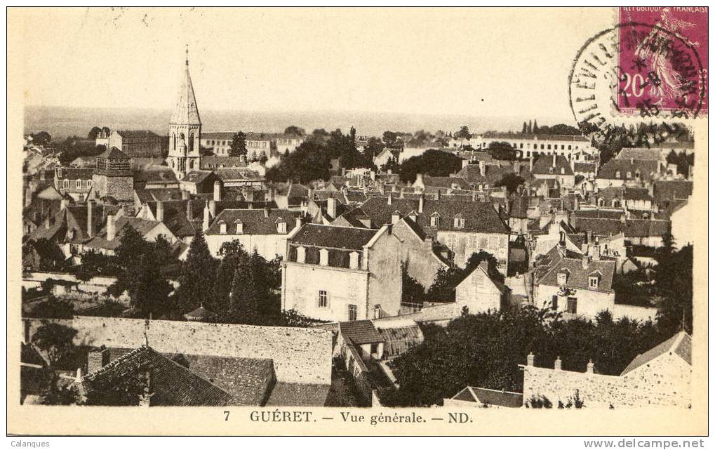 CPA Guéret - Vue Générale - Guéret