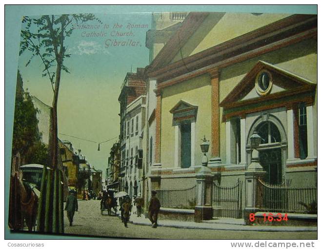 5737  GIBRALTAR  CATHOLIC CHURCH    -  AÑOS / YEARS / ANNI 1910 - Gibraltar