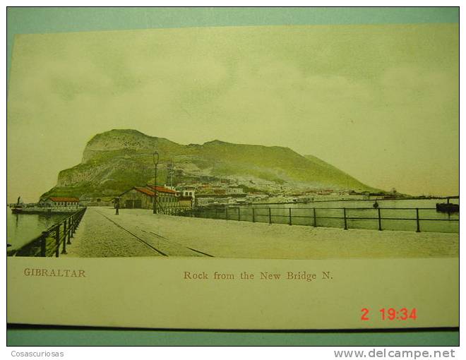 5432   GIBRALTAR  ROCK FROM THE NEW BRIDGE    -  AÑOS / YEARS / ANNI 1910 - Gibraltar