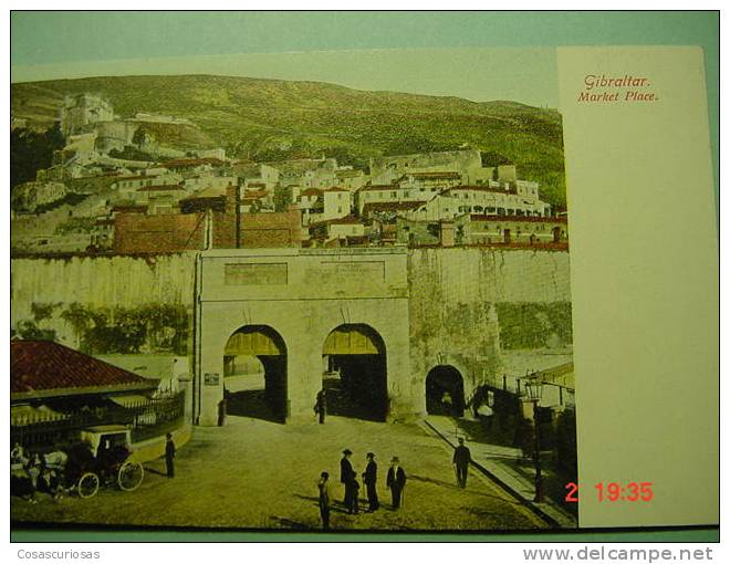 5439    GIBRALTAR  MARKET PLACE   -  AÑOS / YEARS / ANNI 1910 - Gibraltar