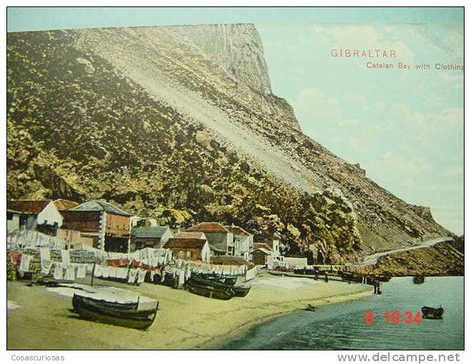 5730    GIBRALTAR  CATALAN BAY   -  AÑOS / YEARS / ANNI 1910 - Gibraltar