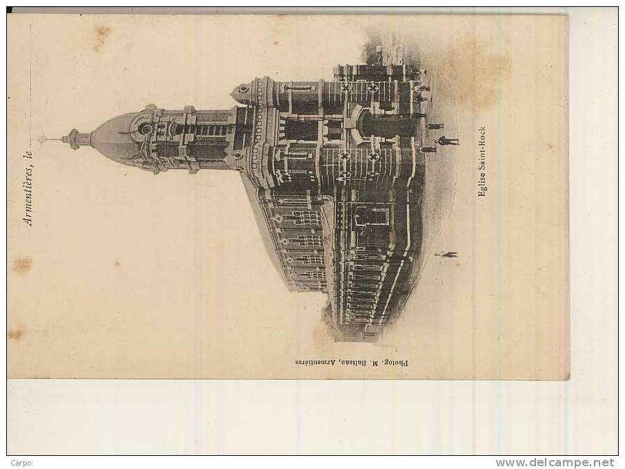 ARMENTIÈRES. - Église St-Rock. - Armentieres