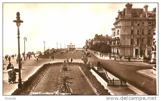 CARTE POSTALE DE FOLKESTONE - LEAS GARDENS - Folkestone