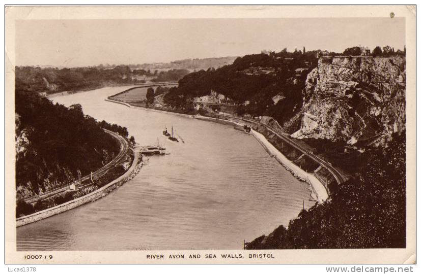 BRISTOL / RIVER AVON AND SEA WALLS / AVONVALE SERIES / CIRC 1909 - Bristol