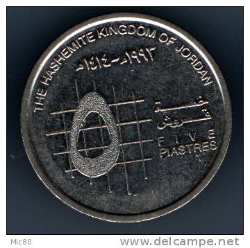 Jordanie 5 Piastres 1993 Spl - Jordan