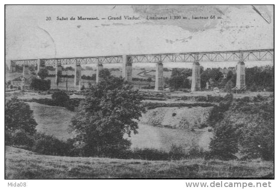 BELGIQUE.  SALUT DE MORESNET. GRAND VIADUC. - Plombières